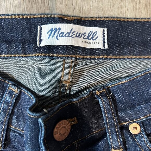 Madewell Skinny Skinny Jeans Size 28 Dark Wash Cotton Blend - Picture 4 of 13